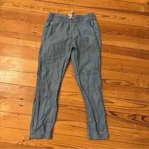 J.Crew Girls' seaside pants in chambray Size 12 AV556 Blue